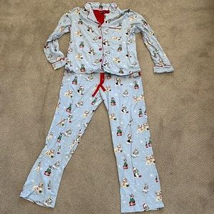 Matching dog Christmas PJ set